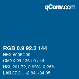 Color code: RGB 0.9 92.2 144 | qconv.com