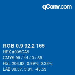 Color code: RGB 0.9 92.2 165 | qconv.com