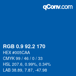 Color code: RGB 0.9 92.2 170 | qconv.com