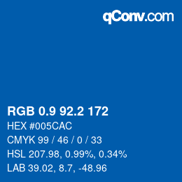 Color code: RGB 0.9 92.2 172 | qconv.com
