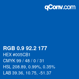 Color code: RGB 0.9 92.2 177 | qconv.com