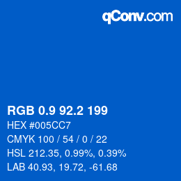 Color code: RGB 0.9 92.2 199 | qconv.com