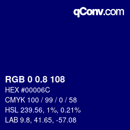 Color code: RGB 0 0.8 108 | qconv.com