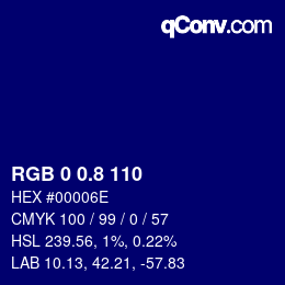 Color code: RGB 0 0.8 110 | qconv.com