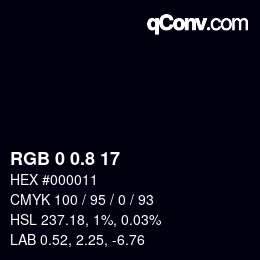 Color code: RGB 0 0.8 17 | qconv.com
