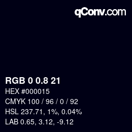 Color code: RGB 0 0.8 21 | qconv.com