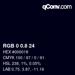 Color code: RGB 0 0.8 24 | qconv.com