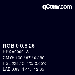Color code: RGB 0 0.8 26 | qconv.com