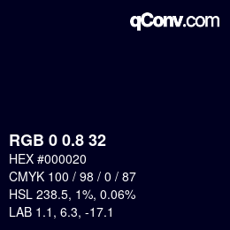 Color code: RGB 0 0.8 32 | qconv.com