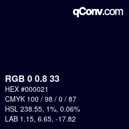 Color code: RGB 0 0.8 33 | qconv.com