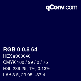 Color code: RGB 0 0.8 64 | qconv.com