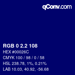 Color code: RGB 0 2.2 108 | qconv.com