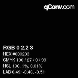 Color code: RGB 0 2.2 3 | qconv.com
