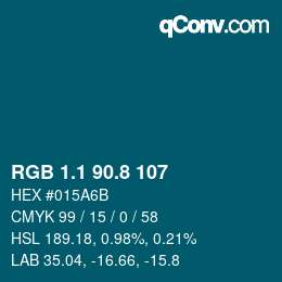 Farbcode: RGB 1.1 90.8 107 | qconv.com