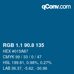 Color code: RGB 1.1 90.8 135 | qconv.com