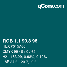 カラーコード: RGB 1.1 90.8 96 | qconv.com