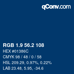 Color code: RGB 1.9 56.2 108 | qconv.com