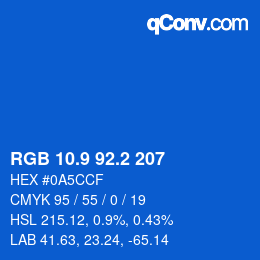 Color code: RGB 10.9 92.2 207 | qconv.com