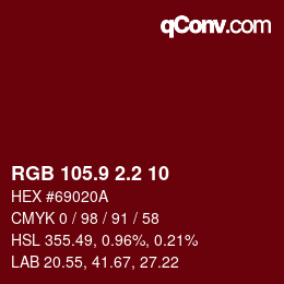 Color code: RGB 105.9 2.2 10 | qconv.com