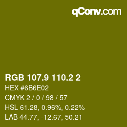 カラーコード: RGB 107.9 110.2 2 | qconv.com