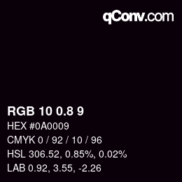 Color code: RGB 10 0.8 9 | qconv.com