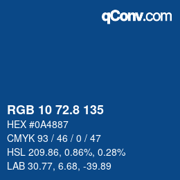 Color code: RGB 10 72.8 135 | qconv.com