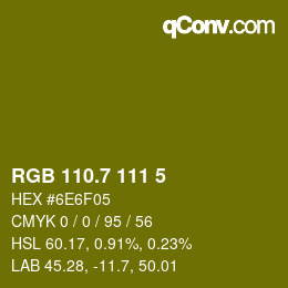 カラーコード: RGB 110.7 111 5 | qconv.com