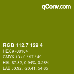 カラーコード: RGB 112.7 129 4 | qconv.com