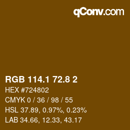 Color code: RGB 114.1 72.8 2 | qconv.com