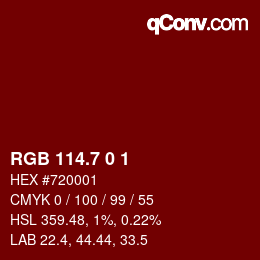 カラーコード: RGB 114.7 0 1 | qconv.com