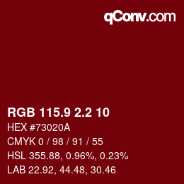 Color code: RGB 115.9 2.2 10 | qconv.com