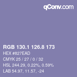Color code: RGB 130.1 126.8 173 | qconv.com