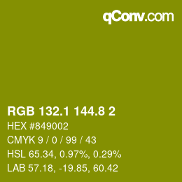 カラーコード: RGB 132.1 144.8 2 | qconv.com