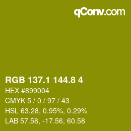 カラーコード: RGB 137.1 144.8 4 | qconv.com
