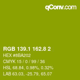 カラーコード: RGB 139.1 162.8 2 | qconv.com