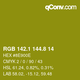 カラーコード: RGB 142.1 144.8 14 | qconv.com