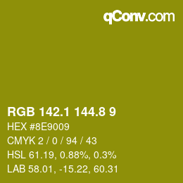 カラーコード: RGB 142.1 144.8 9 | qconv.com