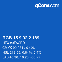 Color code: RGB 15.9 92.2 189 | qconv.com
