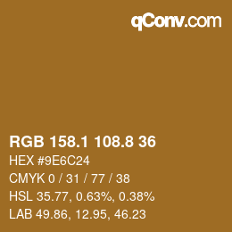 Color code: RGB 158.1 108.8 36 | qconv.com