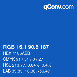 Color code: RGB 16.1 90.8 187 | qconv.com