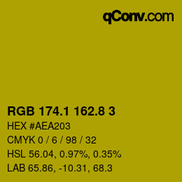 カラーコード: RGB 174.1 162.8 3 | qconv.com