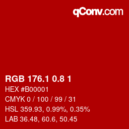 カラーコード: RGB 176.1 0.8 1 | qconv.com