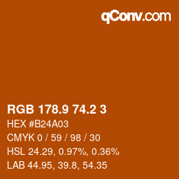 Color code: RGB 178.9 74.2 3 | qconv.com