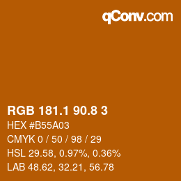 Color code: RGB 181.1 90.8 3 | qconv.com