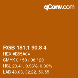 Color code: RGB 181.1 90.8 4 | qconv.com
