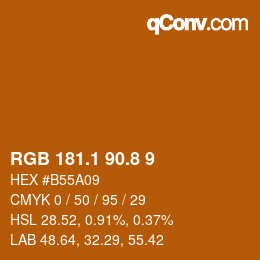 Farbcode: RGB 181.1 90.8 9 | qconv.com