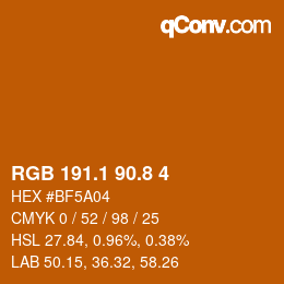 Color code: RGB 191.1 90.8 4 | qconv.com