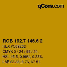 カラーコード: RGB 192.7 146.6 2 | qconv.com