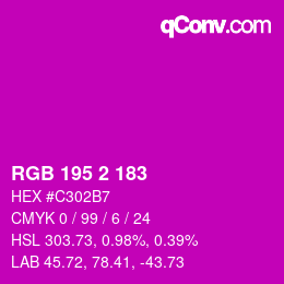 カラーコード: RGB 195 2 183 | qconv.com