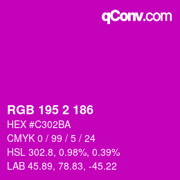 カラーコード: RGB 195 2 186 | qconv.com